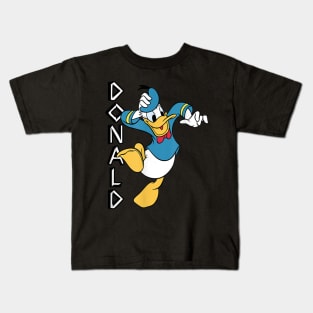 vintage donald animal duck Kids T-Shirt